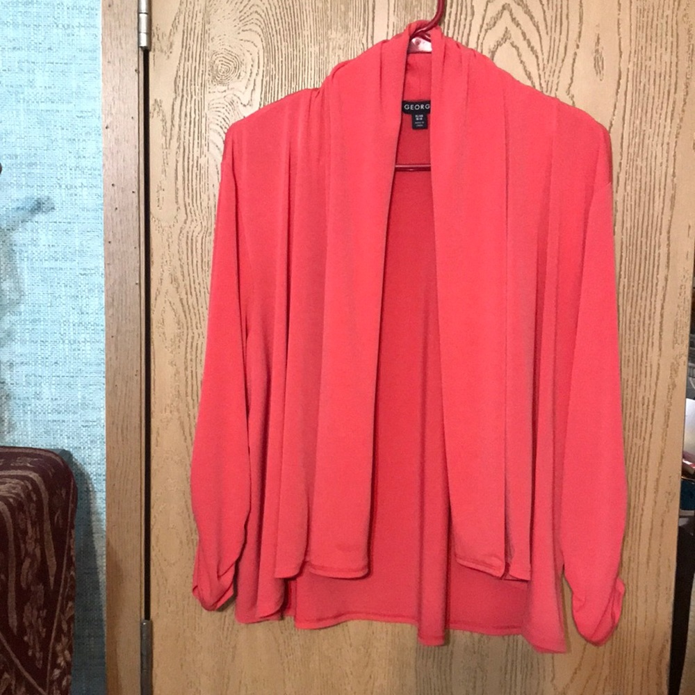 George Coral shawl collar cardigan